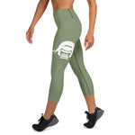 Prim8te Capri Leggings - Give Em Hell - Camo Green