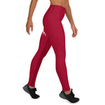 Prim8te Leggings - Give em hell - Dark Red