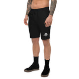 Prim8te Men's fleece shorts - White logo