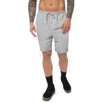 Prim8te Men's fleece shorts - White logo
