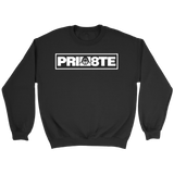 White Logo Crew