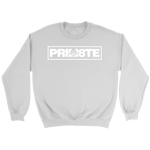 White Logo Crew