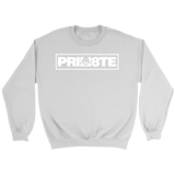 White Logo Crew