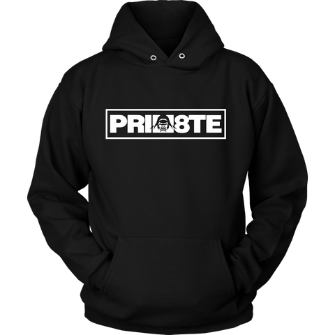 White Logo Hoodie